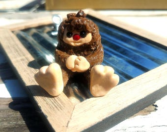 Cryptid Menagerie of Desk Buddies, Handmade Clay Figurines, Spooky Creatures