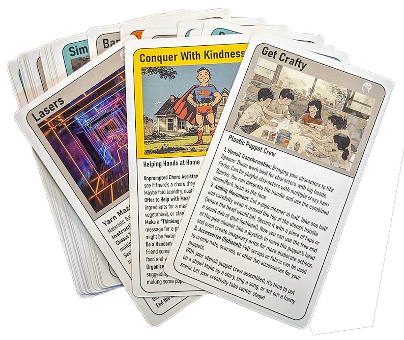 Activity Cards for Children: Engaging Screen-free Activities to Spark ...