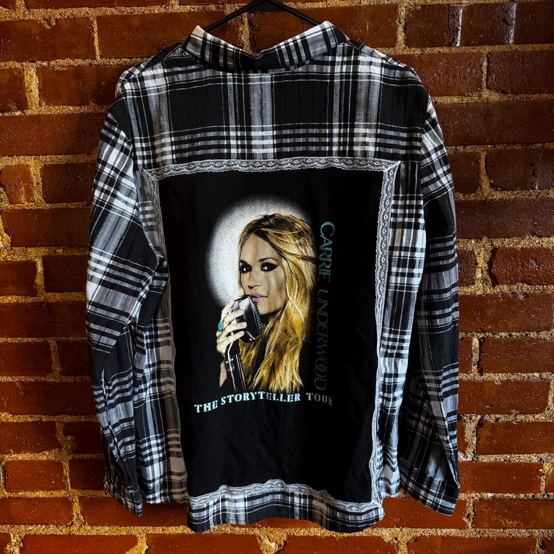 Carrie Underwood Women's 18 Flannel Top - Etsy, image size:1080x1080
