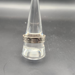 1900 Barber Half Dollar Ring - Size 10