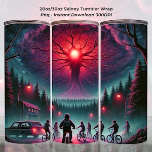 PNG 300DPI ispirato a Stranger Things, design spaventoso e spettrale a sublimazione, maglietta a sublimazione, tumbler, tote, felpa a sublimazione