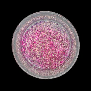 BubbleGlitz Chunky Glitter, Hot Pink Blue Purple, 50g