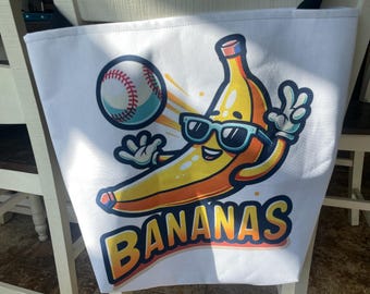 Divertente borsa da baseball a forma di banana: regalo per i tifosi per il giorno della partita