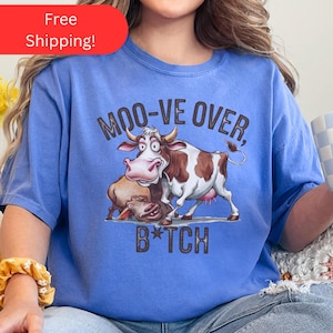 Funny Cow Shirt: Sarcastic Farm Life Tee - Adult Humor