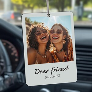 Gepersonaliseerde foto-autohanger, autofoto-ornament, aangepaste autofoto-charms, cadeau nieuwe bestuurder, cadeau testpas, eerste auto charmecadeau
