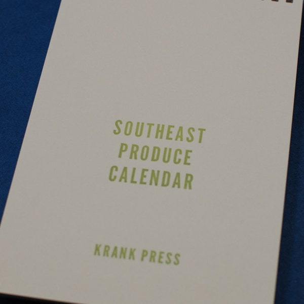 Southeast Produce Calendar