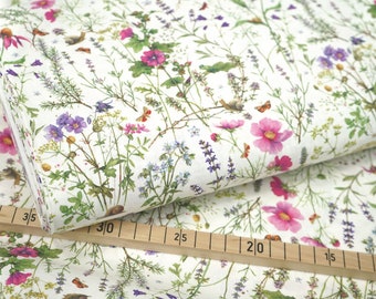 acufactum - Cotton Fabric - Perennial Love - Daniela Drescher 0.54 yd (0,5 m)