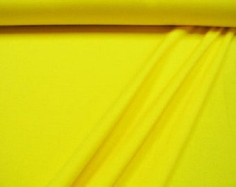 Baumwoll Jersey uni gelb 0,5m