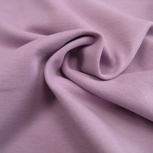 Ribbing tube uni antique pink Cotton Jersey Knit Fabric 0.54yd (0.5m)