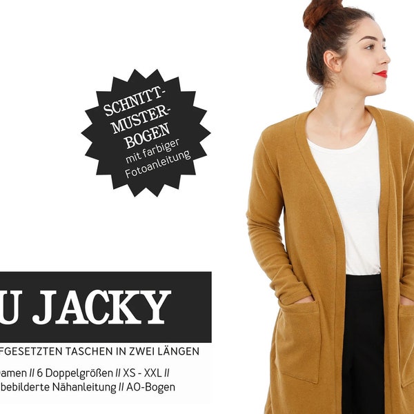 Frau Jacky • Cardigan • Papierschnitt • Schnittreif