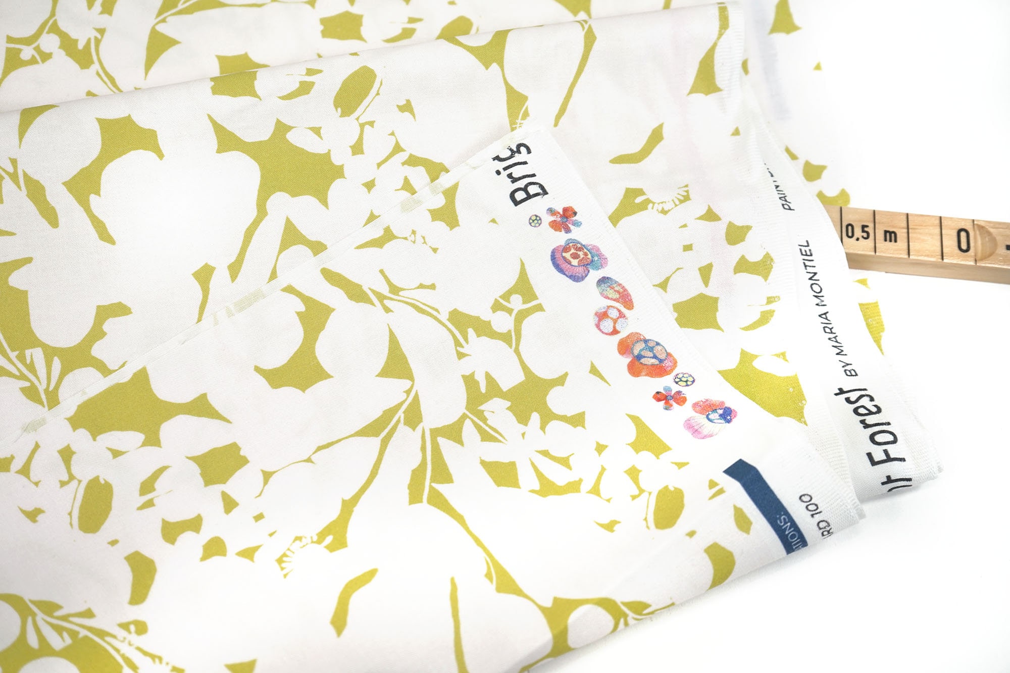 Pbs Fabrics - Bright Forest - Flower Block - Maria Montiel 0.54 Yd (0.5 ...