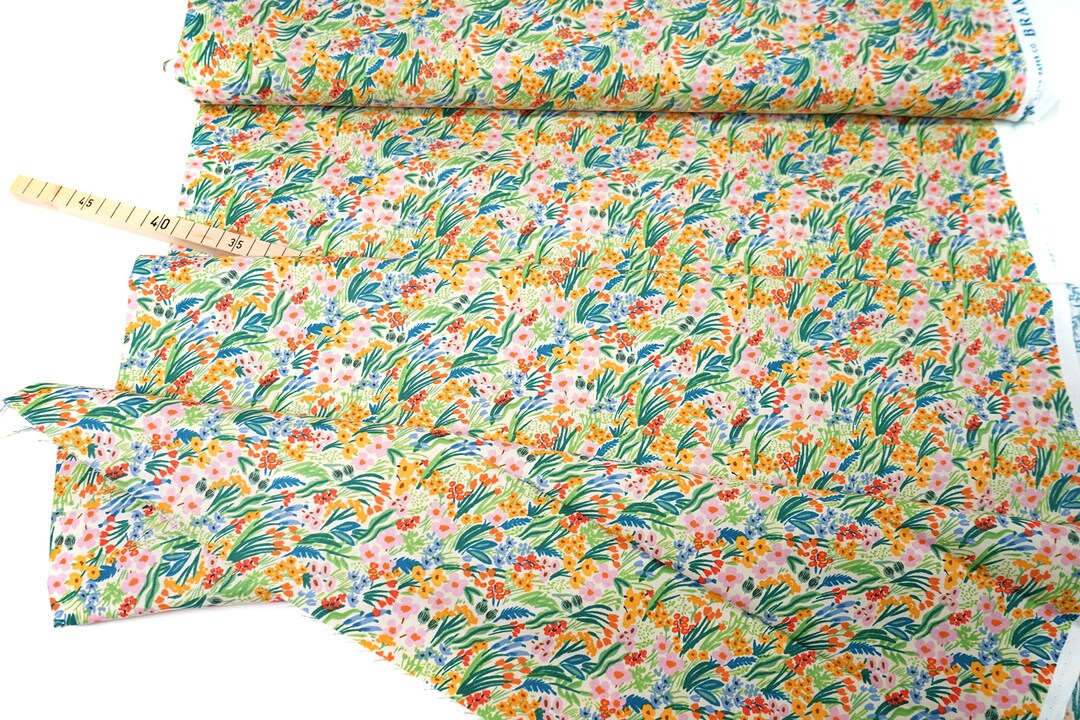 Rifle Paper Co. Bramble Lea Cream Multi 0.54 Yd 0.5 M - Etsy