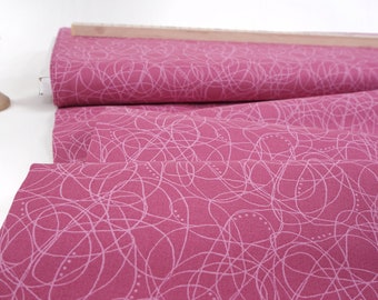 Quilters Combination Scribbles on mauve 0.54yd (0,5m)