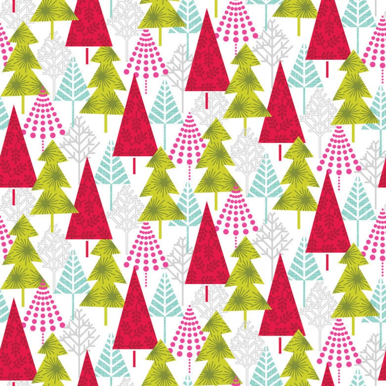 Christmas Blend Fabrics I Love Christmas The Gathering Red Cotton 0.5m