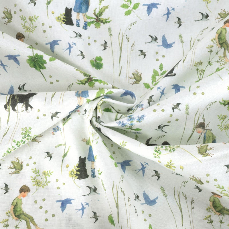 Daniela Drescher „Gartenliebe“ Baumwollstoff – Traumhaftes Design Für Nähanfänger & Profis (0,5 M)