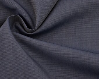 Cotton fabric - Royal Oxford - Chambray - grey 0.54 yd (0.5 m)