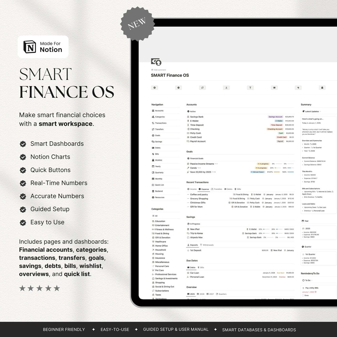 Notion Finance OS Notion Finance Template SMART Finance OS: Your All-in ...