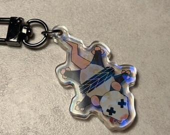 dead possum acrylic keychain! (Please do not buy if u live in the USA thank u!)