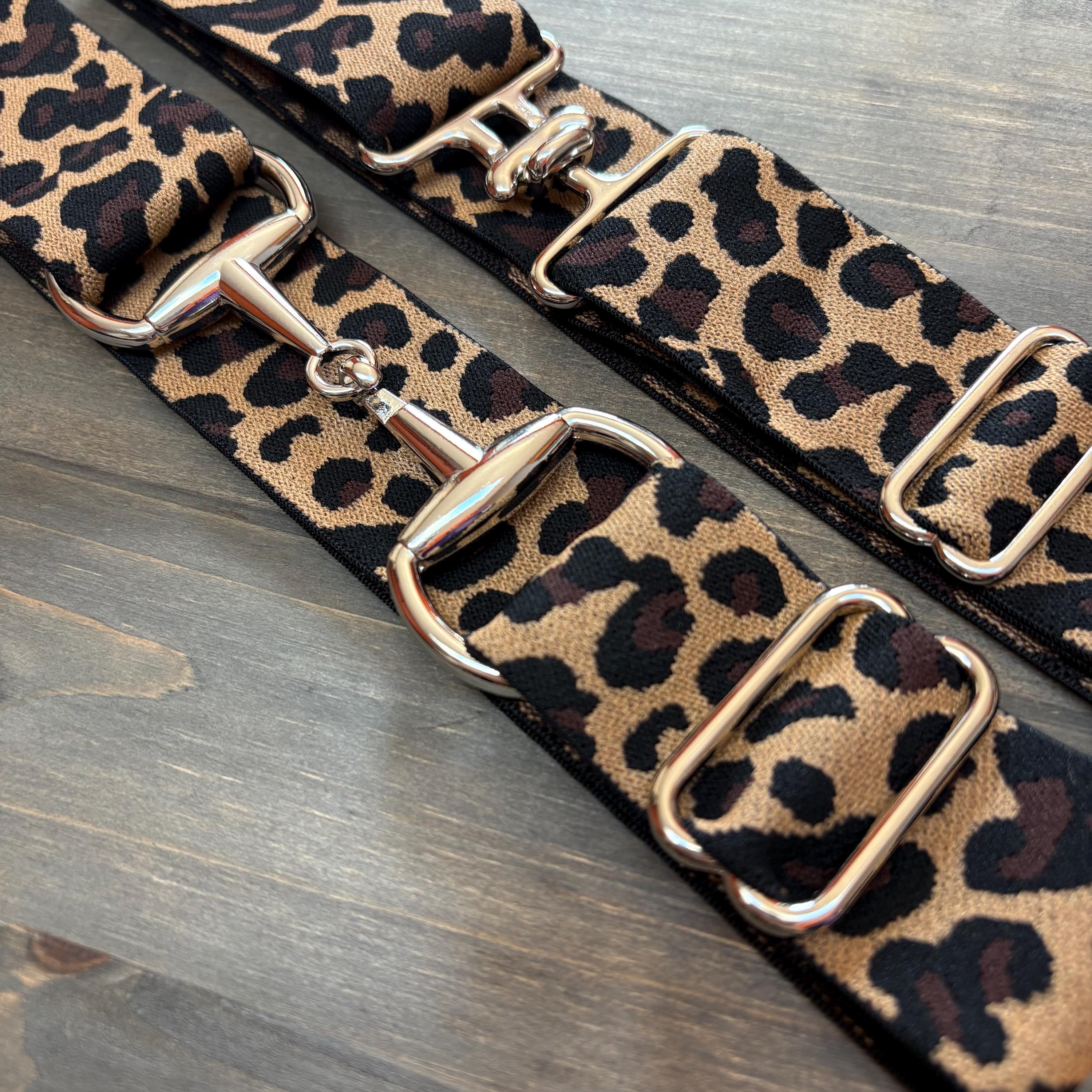 Vintage Y2K Leopard Panther Gold Tone Multi Chain Elastic Waist Belt Wide Leopard Belt - Etsy main image 3