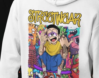 STREETWEAR FY Hoodie Kryot Streetwear - Unisex Mittelschwerer Fleece-Hoodie Ringgesponnene cotton 284 GSM