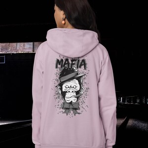 MAFIA MONKEY Hoodie Kryot Streetwear - Unisex Mittelschwerer Fleece-Hoodie Ringgesponnene cotton 284 GSM Hell-Pink