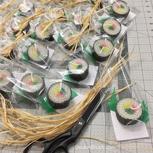 Sushi Table Decor, Sushi Candle Party Favor Special Event Japanese Theme Wedding Favors image 7