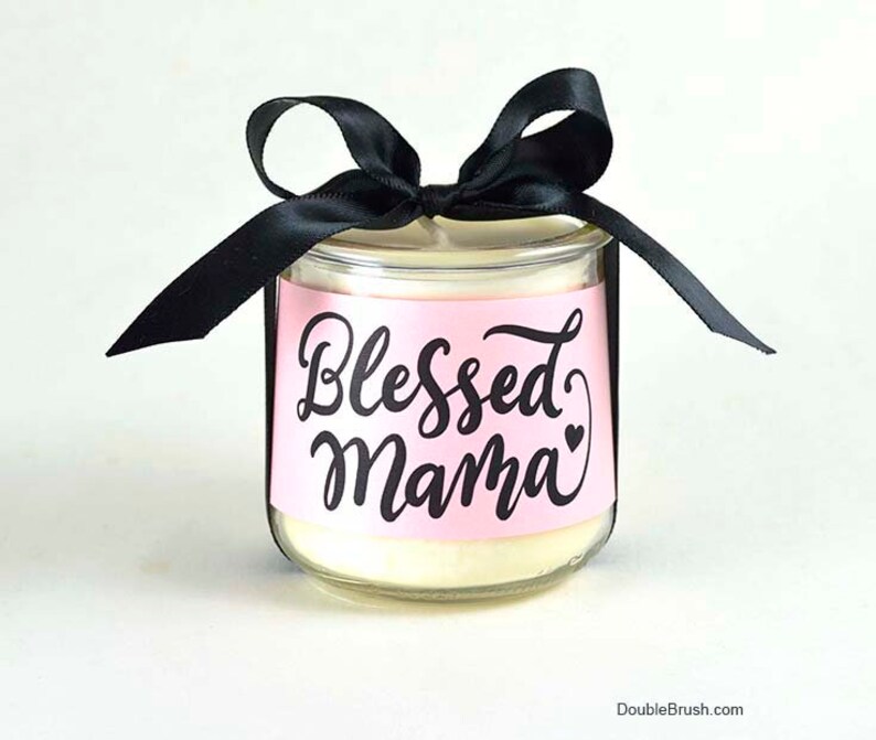 Mom Candle Mom Gift Inspirational Quote Candle Upcycled Etsy