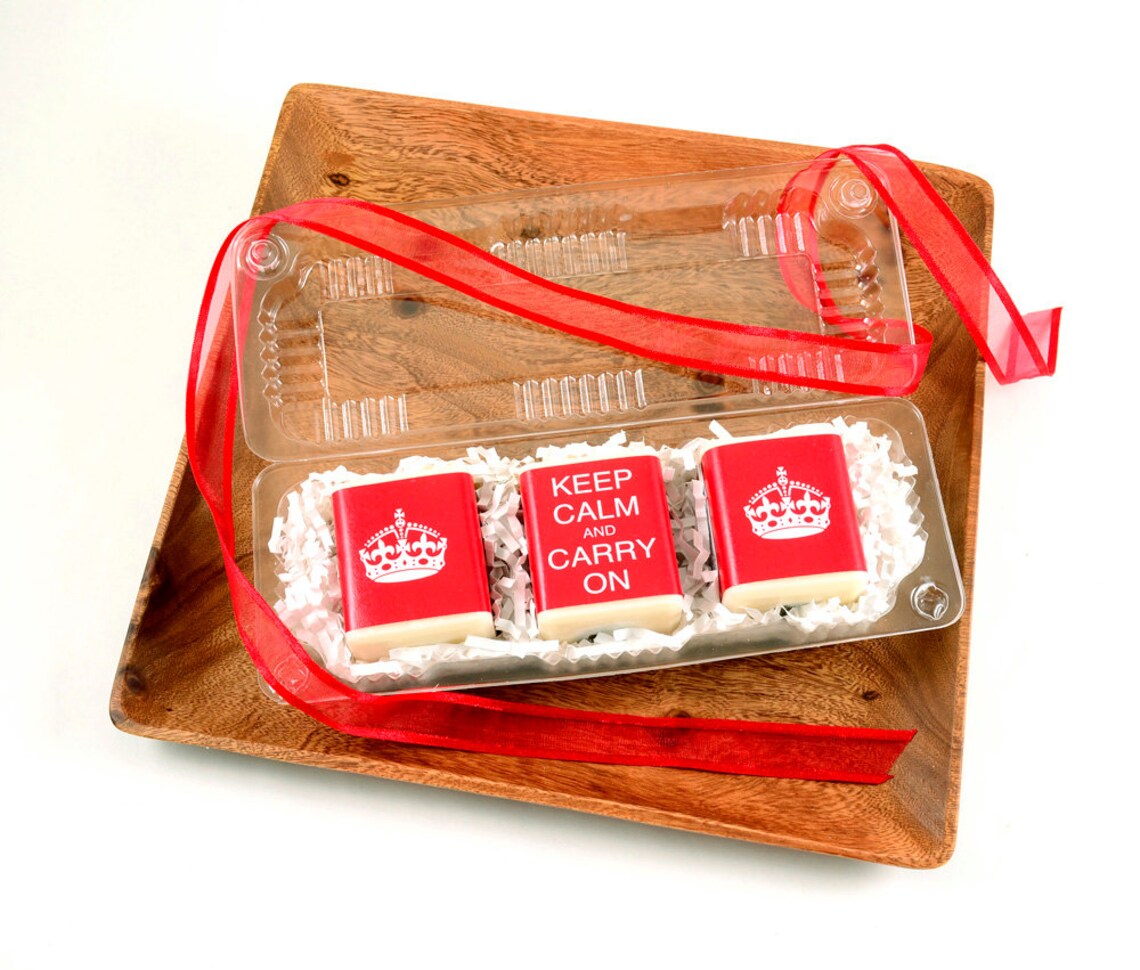 Keep Calm and Carry On Candle Set 3 Soy Candles Vanilla Etsy