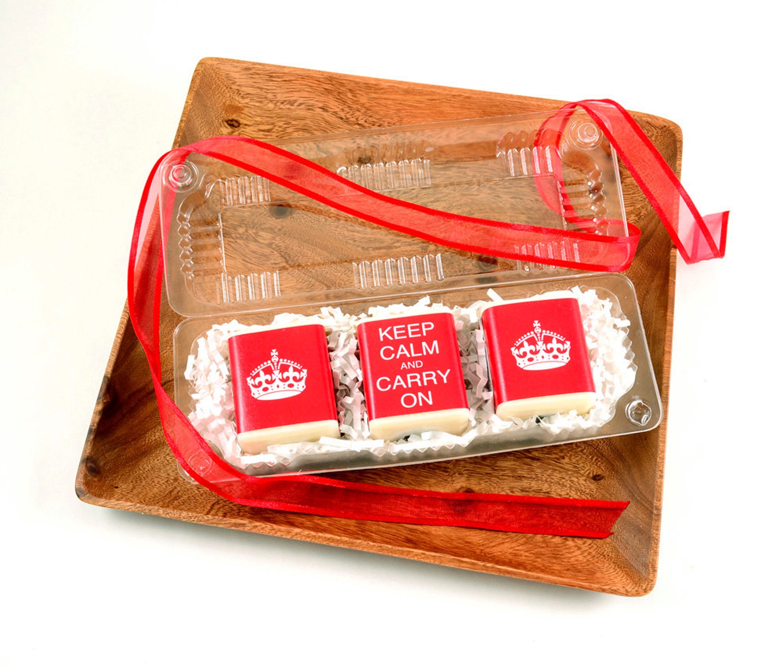 Keep Calm and Carry On Candle Set 3 Soy Candles Vanilla Etsy