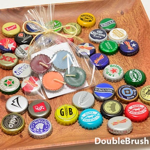 Beer Party Favors Beer Bottle Cap Candle Beer Gift Party Favors Beer Wedding Favors Octoberfest  Beer Cap Brewing Brews 4 Beeswax Tea Lights