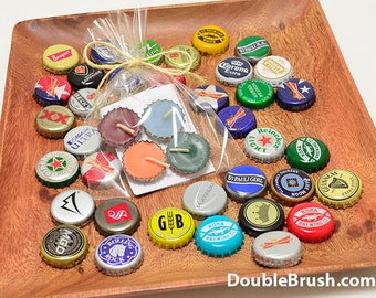 Beer Party Favors Beer Bottle Cap Candle Beer Gift Party Favors Beer Wedding Favors Octoberfest  Beer Cap Brewing Brews 4 Beeswax Tea Lights