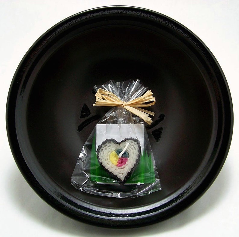 Love Heart Japan Sushi Candle Party Favor Wedding Favors Japanese Asian Faux Food Beeswax Heart Sushi Romance image 1