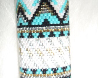 Santa Fe Hand Beaded  Lighter Cover