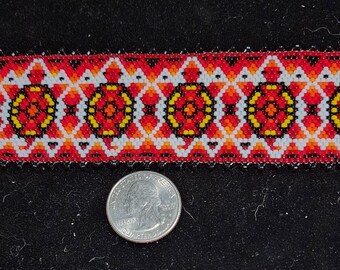 Pulsera de cuentas hechas a mano con TORTUGAS MARINAS ROJAS