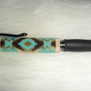 Socorro  Hand Beaded Pen Wrap