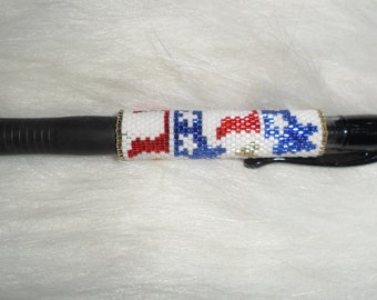 DEMOCRATS Hand Beaded Pen Wrap