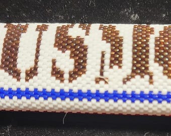 Funda para encendedor USMC de 2 manos con cuentas