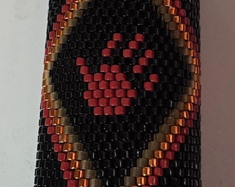 MMIW 2 Hand Beaded Lighter Case