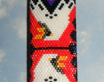 Wind Dancer Hand Beaded Lighter Case