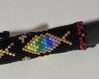 CHRISTIAN FISH Hand Beaded Pen Wraps