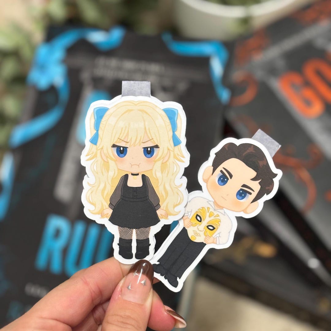 Ruination Bookmark Magnetic Bookmark Featuring Characters From God of Ruin, Rina Kent ...