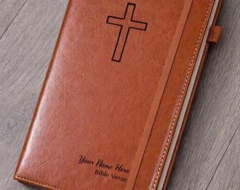 Prayer Journal Personalized with Cross
