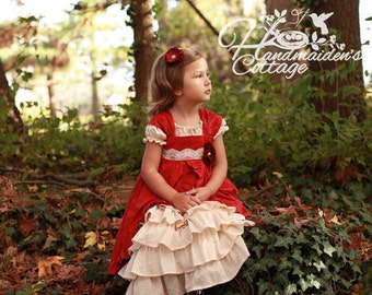 Petticoat and Pinafore PDF Pattern Set, Sizes 6 months through size 8 with room to grow