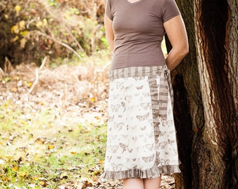 Ruffled Wrap Skirt PDF Pattern