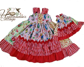 Picnic Petticoats pattern, sizes 2T through size 10 plus Dolly Pattern