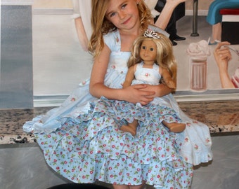 SPECIAL** PRINTED Pattern Set: Tea Party Dress & Dolly Dress