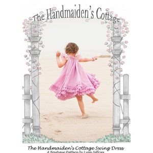 The Handmaiden's Cottage Swing Dress PRINTED pattern!