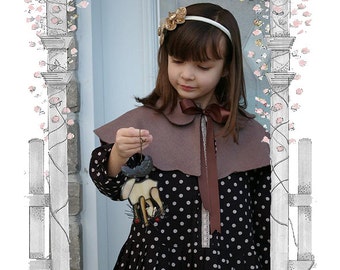 Scalloped Capelet and Lucy Dress PDF Sewing Pattern Bundle