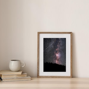 Milchstraße Druck, Milchstraße Fotografie, Wallart Konstellationen, Sterne Nachthimmel Herunterladbare Kunst, Sternenhimmel Wandkunst, Nigntsky Poster