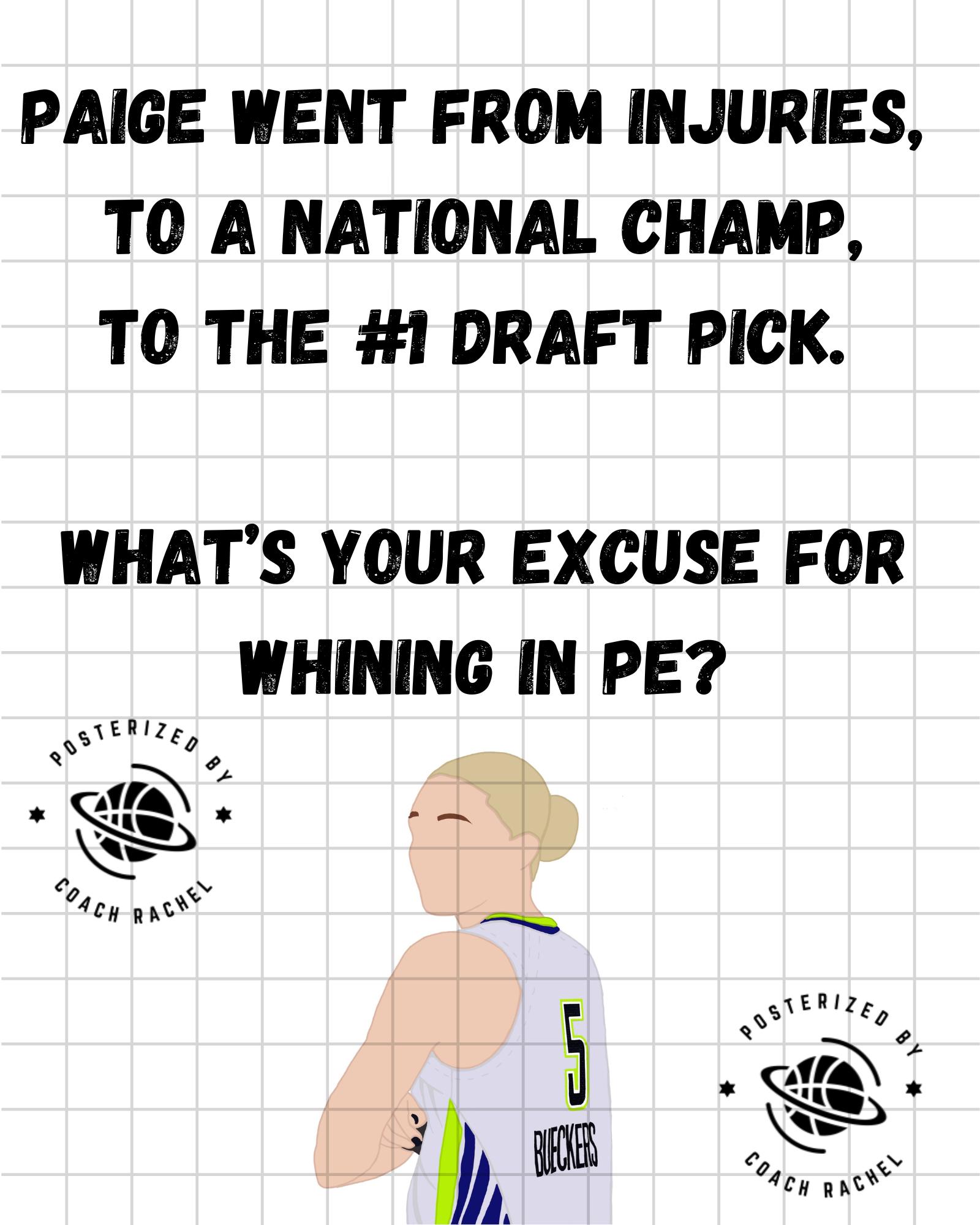 Paige Classroom Poster (WNBA)